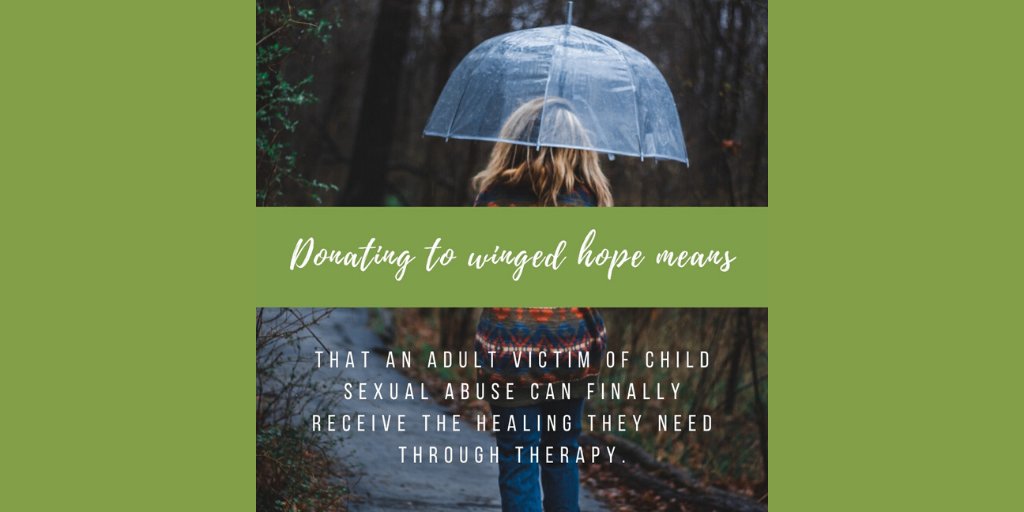 WingedHope1's tweet photo. The service that we provide most often is therapy to help victims of violence heal from their trauma- whether the trauma they experienced was years ago or recent. Even during these difficult times, we are providing virtual therapy to the victims who need it.#WingedHope #HopeHeals https://t.co/EGY5FKbIWJ