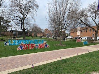 A BIG thank you to Card My Yard Libertyville <a href="/CardMyYard/">Card My Yard</a>  for their donation and great message in Cook Park!