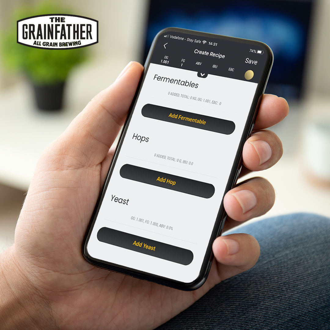 Got all the brewing ingredients at home but can't decide on a recipe? Try the recipe creator on the Grainfather App 📱 Add your ingredients and create something totally unique. 👉Apple: apple.co/34cciw1 👉Android: bit.ly/2UKEDGz
#grainfather #grainfatherapp