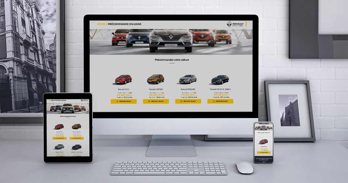 pyxicom's tweet photo. Le groupe @renaultmaroc
 vous propose de limiter vos déplacements aux showrooms.

Grâce à cette solution de précommande en ligne développé par l’équipe “Pyxicom”

Découvrez plus ici  :

https://t.co/wA1ZUic34p
https://t.co/lojjmbAPnX

#staySafe #StayHome #ecommerce #webagency https://t.co/ghPe09cc8x