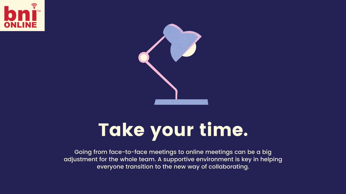 Take your time, slow down, it's easy to talk quickly when presenting, concentrate and be self aware of your talking speed.  Speak clearly and at a good pace.

Present to our 38 businesses online to practice your pitch &amp; get more business every Thursday morning.
