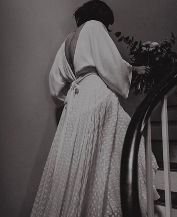 CB DETAILS @hollyvalanne ... Holly, an editor from Vogue, styled the Lyra skirt with the Goya Top 📸 <a href="/matthoran85/">Matt Horan</a> Repost via @aswarbyrectory⠀⠀