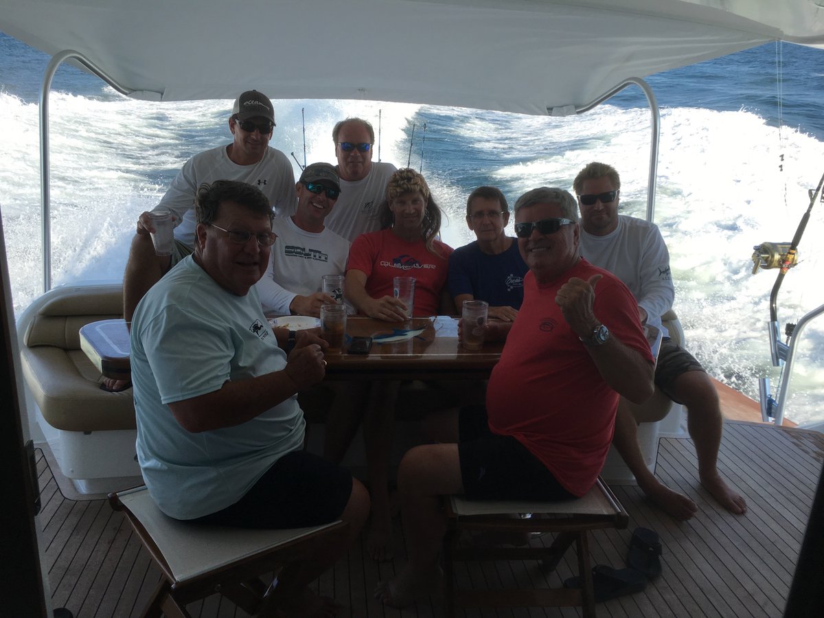 BluewaterYS's tweet photo. The Bluewater team can't wait to be on the water for tournament season. Here's a throwback from the 2019 Virginia Beach Billfish Tournament on Mr. Barker's 92 Viking, "Alexis".
#bluewateryachtsales #VBBT #viking #workhard #playhard https://t.co/siLfeRmyWk