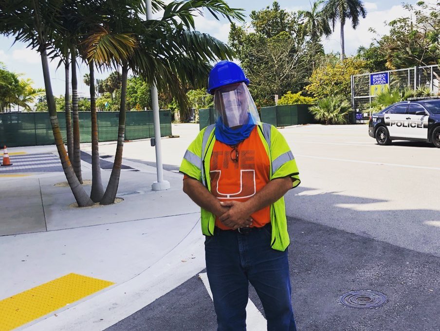 MiamiBeachBots's tweet photo. We have partnered with the City of Miami Beach @MiamiBeachNews to help provide protective gear for those in need during this pandemic. Our team is hard at work, designing and building both hand made and 3D Printed masks and face shields. https://t.co/jOvWHQkWuH