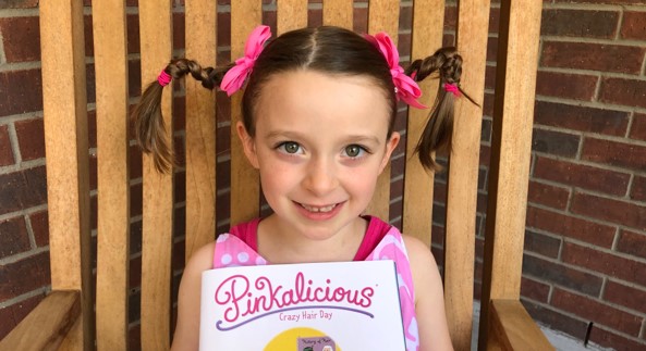 Crazy ponytails inspired by a favorite book, Pinkalicious: Crazy Hair Day!
#OneHeartOneLovejoy #hartelementary #helpspreadjoytoday <a href="/Lovejoyisd1/">Lovejoy ISD</a> <a href="/Hart_Elementary/">Hart Elementary</a>