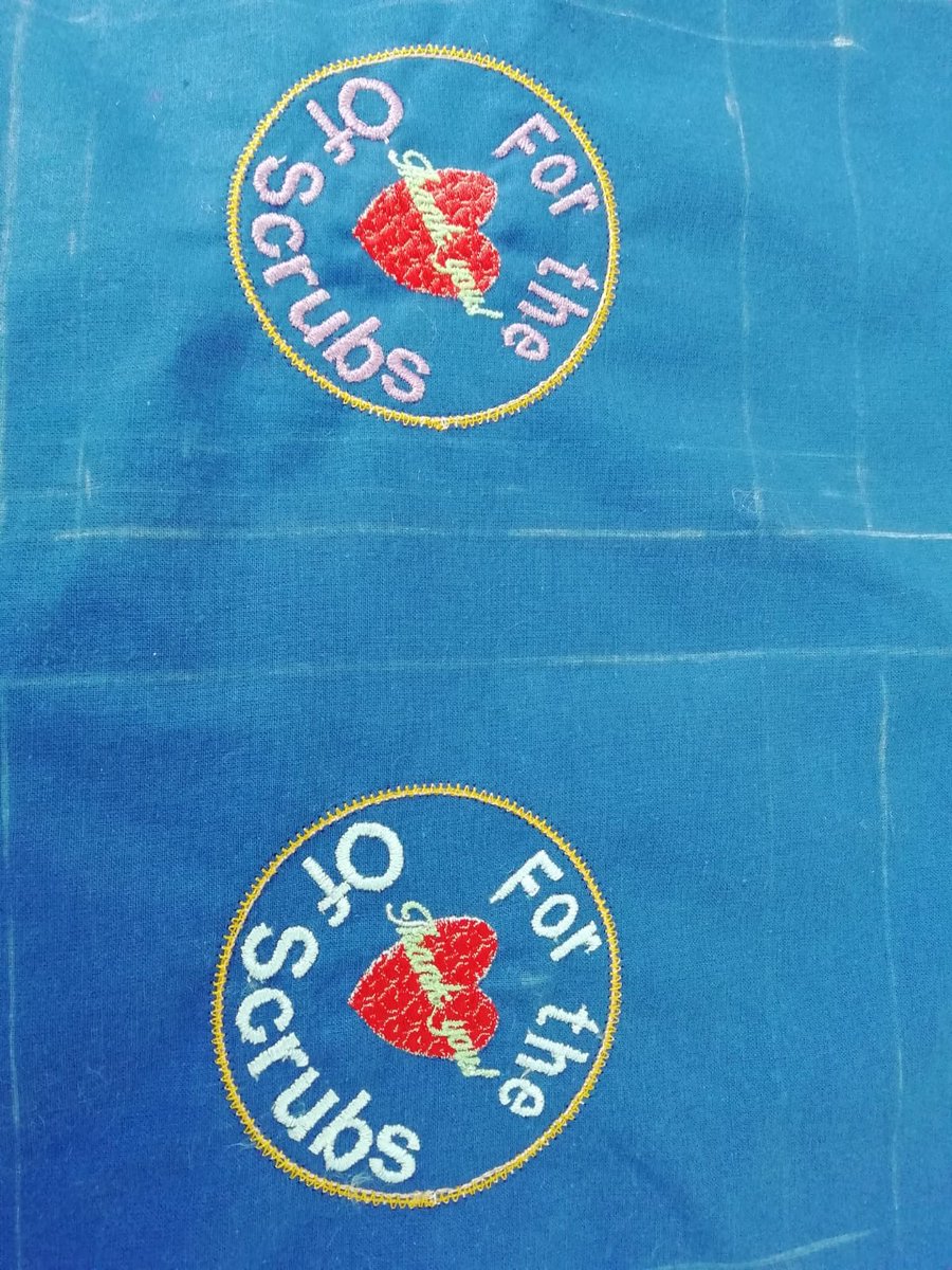 Brenda - one of my volunteers - is making scrubs patches 💕🚑🧑🏼‍⚕️👨‍⚕️💕#POK #superskilled @MRickwoodBRC <a href="/ConnecNewcastle/">Community Connector</a> <a href="/LesleyjBRC/">Lesley jone</a> <a href="/LFleabag/">Lee Norton</a> @CharltonClair <a href="/AnnGeldart/">Ann Geldart</a>