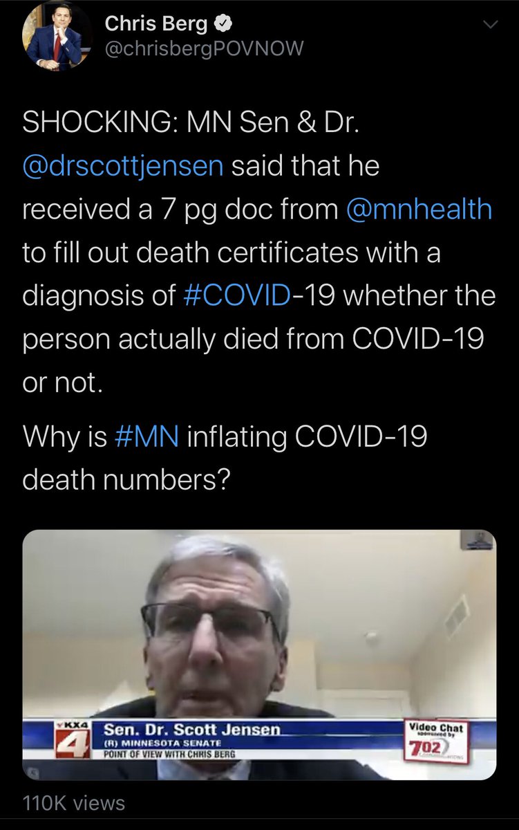  #QAlert 4/8/20 Q3913 https://twitter.com/chrisbergPOVNOW/status/1247680994821509121What is the primary benefit to keep public in mass-hysteria re: COVID-19?Think voting.Are you awake yet?Q #QAnon  #QArmy  #DarkToLight  #WWG1WGA  @POTUS