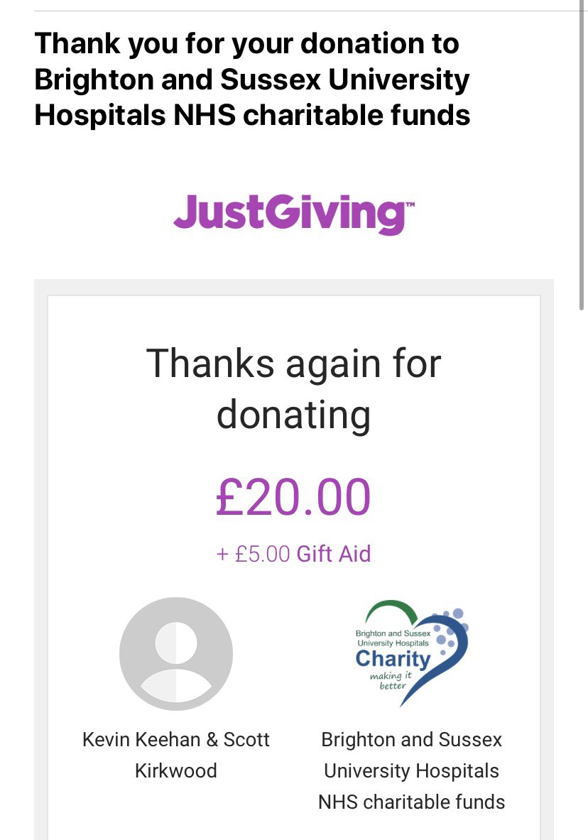 For a great cause, well done chaps! <a href="/Run5k4NHS/">Run5K4NHS</a> I nominate <a href="/RyanDavidson_/">Ryan Davidson</a> <a href="/hutch_rob/">Rob Hutchings</a>