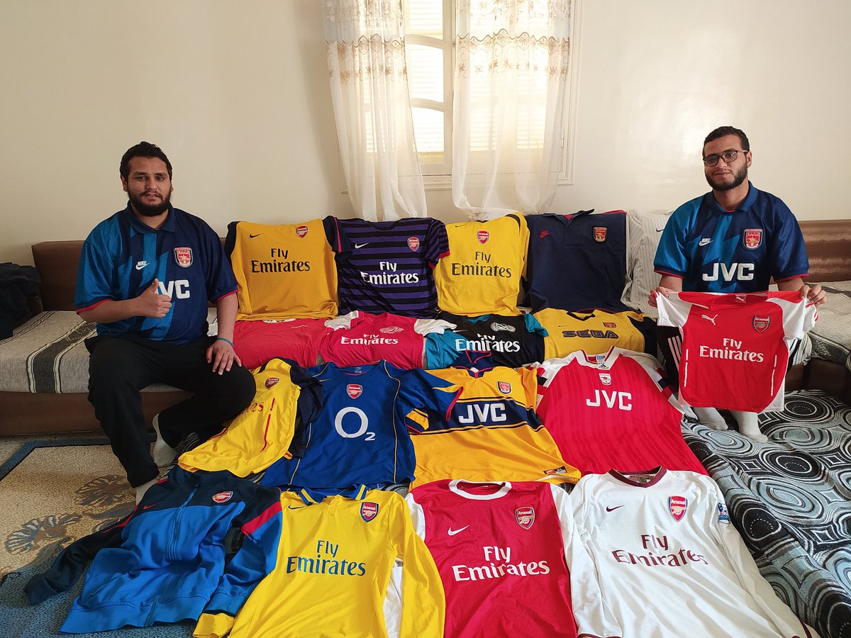 TunisianShirts's tweet photo. My @Arsenal shirts collection !

#kitsoutchallenge #arsenalcollection #arsenal #arsenalfc #afc #goonerfamily #gunner #footballshirts #vintagefootballshirts #classicfootballshirts https://t.co/G6dRSFMLaN