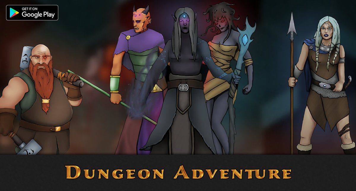 RGnatovsky's tweet photo. Just released new update for my  #roguelike game.

Dungeon Adventure: Epic Edition Update 1.0.5
• New heroes
• New dungeons and bosses
• New weapons

#androidgames #mobilegames  #coronasdk #indiegames #indiegame #androidgame #indiegamedev #indiedev #gamedev https://t.co/0ei0sJ6fVg