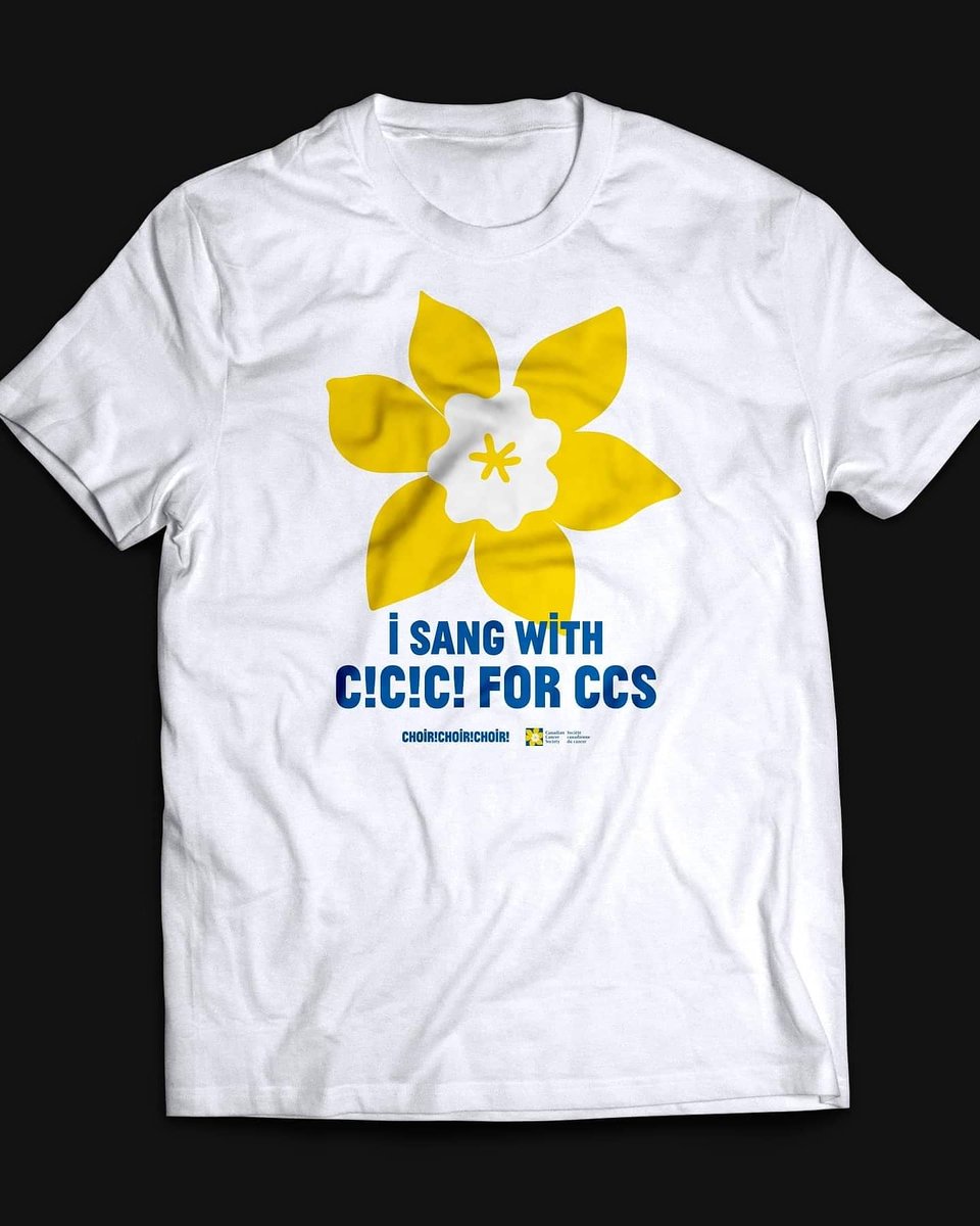 choirchoirchoir's tweet image. The #CCCxCCS special edition tee with @cancersociety is available now! Special thanks to our models for wearing it so well. Shop our online store to get yours &amp;amp; contribute to the #DaffodilCampaign. choirchoirchoir.com/merch/
