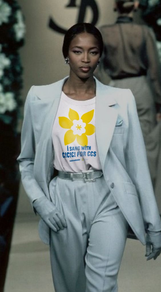 choirchoirchoir's tweet image. The #CCCxCCS special edition tee with @cancersociety is available now! Special thanks to our models for wearing it so well. Shop our online store to get yours &amp;amp; contribute to the #DaffodilCampaign. choirchoirchoir.com/merch/