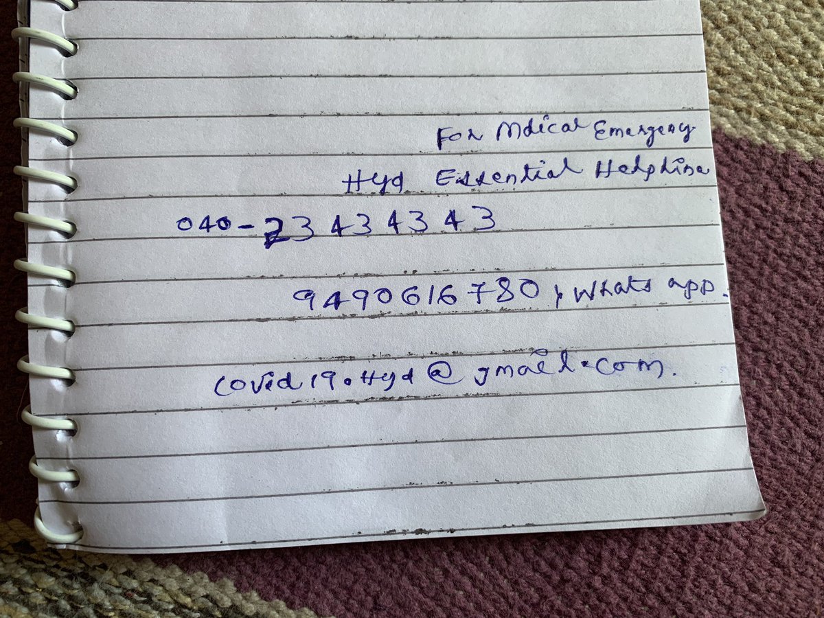 Lawgone5's tweet photo. Hyderabad city Helpline numbers for police passes in medical emergency and essential supplies services amid corona crisis. https://t.co/pVQGmvRBH6