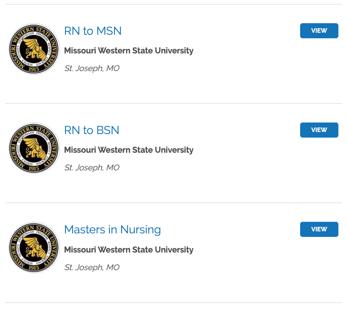 Nurses Lounge on Twitter Missouri Western State University to