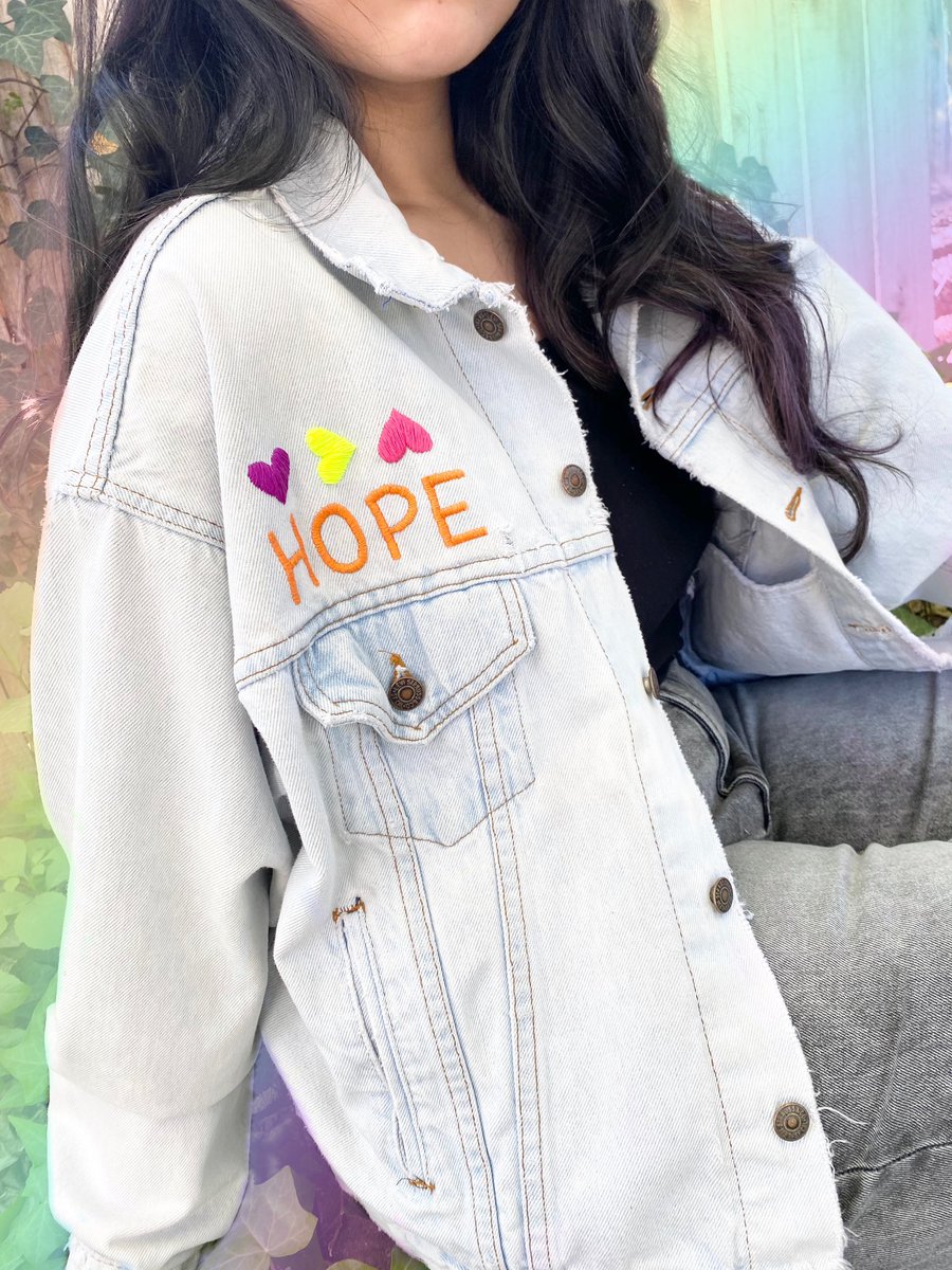 miafierro's tweet photo. 💜💛💗 you’re my hope. #jhope #hopeworld #hoseok #hobi #madeinhopeworld #hobicore  #btsembroidery @BTS_twt https://t.co/Pq5DkMRnMw