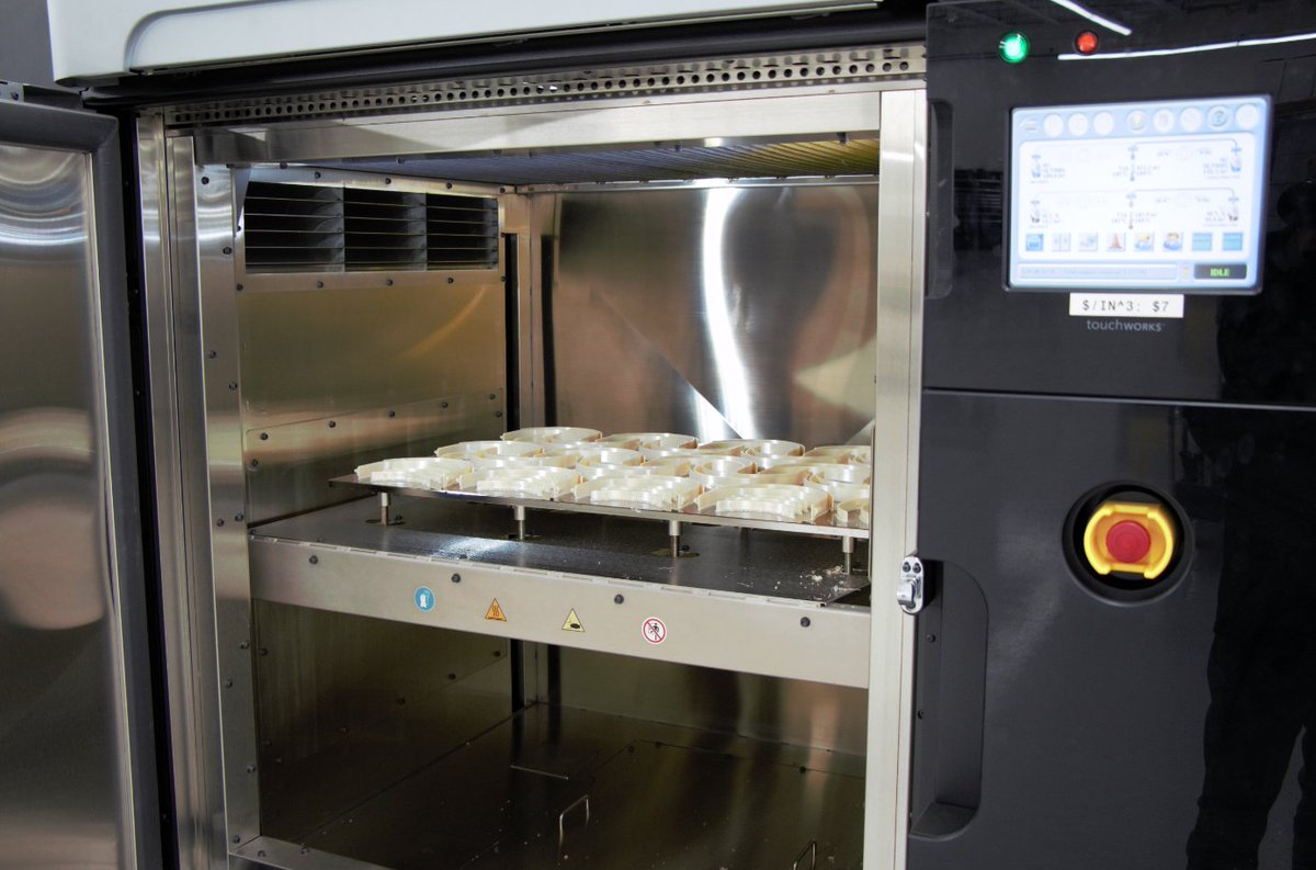 Our <a href="/Stratasys/">Stratasys</a> 3D printers are usually busy printing aircraft parts, but now we’re using them to print face shield headbands for local hospitals. We’re grateful for the chance to support healthcare workers as part of <a href="/Make4Covid/">Make4Covid</a>. Learn more: make4covid.co