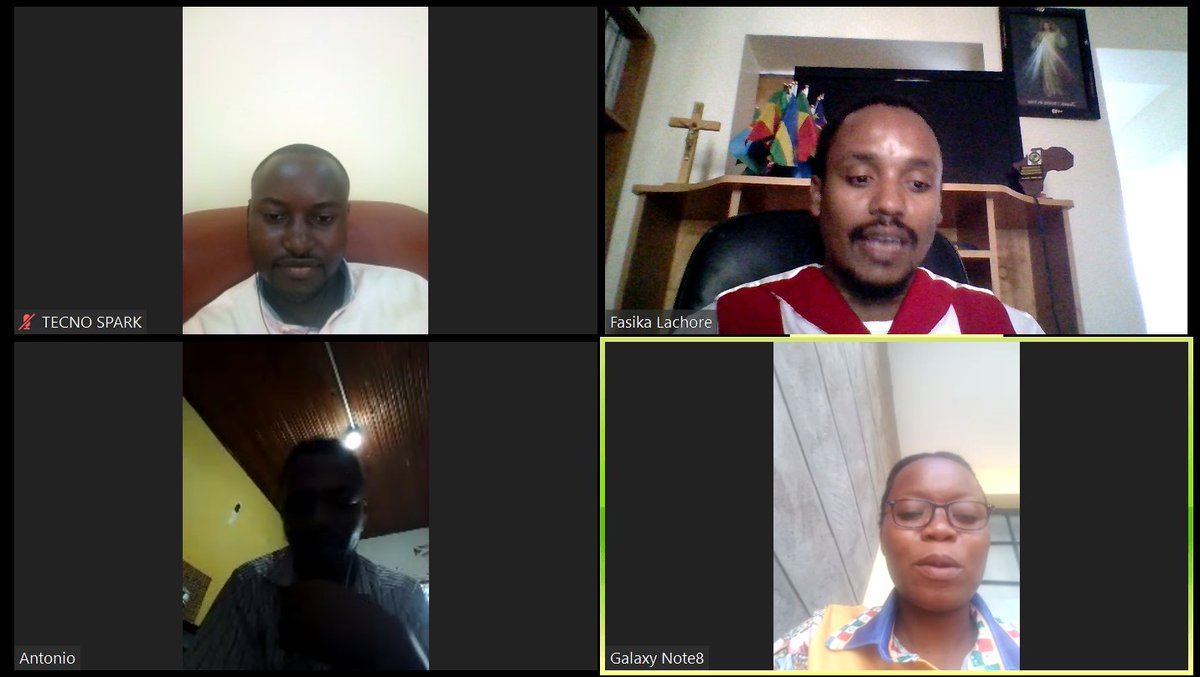 IMCS_AFRICA's tweet photo. We had our first fruitful meeting with all sub-regional coordinators. We discussed regional and sub-regional situations of IMCS in Africa. We also reviewed the ways how to foster the possibility of IMCS members' role in fighting Covid19 in collaboration with the local Church. https://t.co/CKk4qhXnWd