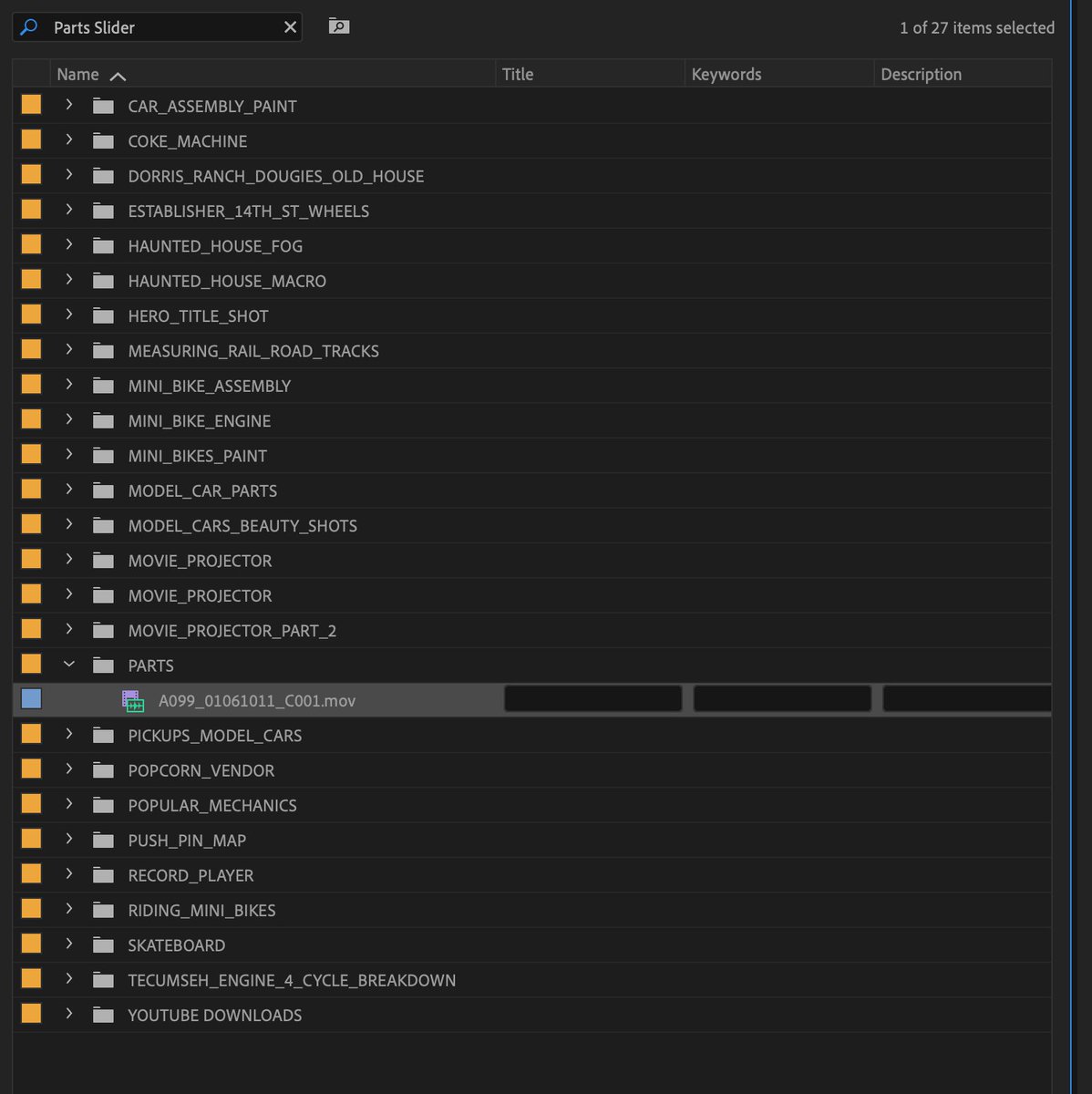 editordlwatson's tweet photo. Did you know clip markers ARE searchable in #PremierePro? Double-click on a clip, add a marker or a range marker with a title and or description. If searched, that clip will be found. #postchat #editfaster #prepro #tipsandtricks https://t.co/fZuekJxZ4m