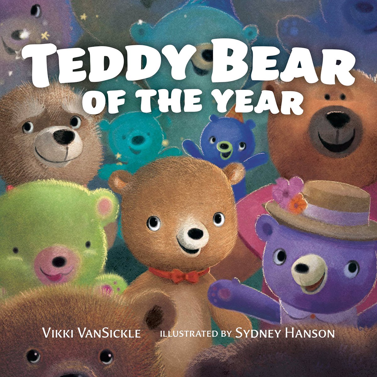 thediscocat's tweet image. My personal favorite from #alamw2020, join Ollie at his first teddy bear picnic where teddy bears from across the world award one another with superlatives. Don’t forget your ABC’s (always be cuddling!)