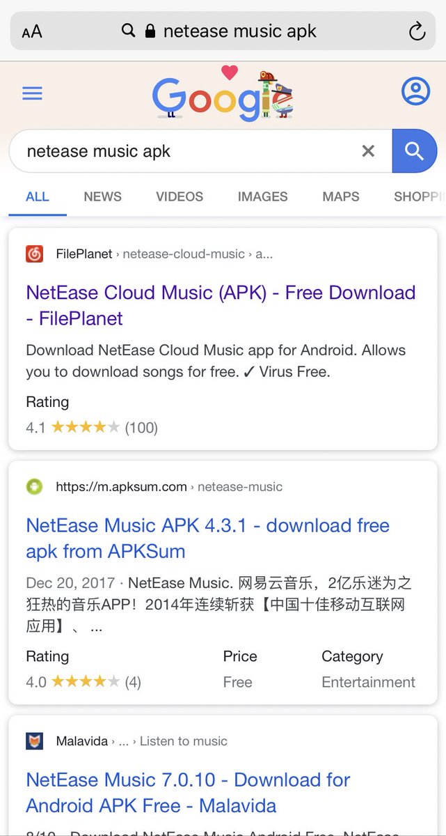 [] ANDROID:➪ QQ Music is available via the Google Play Store:  https://play.google.com/store/apps/details?id=com.tencent.qqmusic&hl=en_US➪ Netease Music is not on the playstore, but you can download an APK version of the app by searching “Netease Music APK”