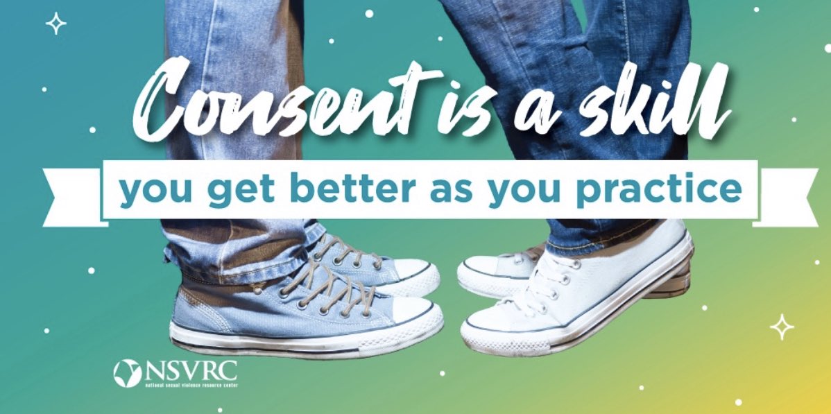 TheBeProject's tweet photo. Consent is key! How can you practice consent in your everyday life? It may feel odd at first to ask permission to give your friend a hug, but the more you practice, the easier it gets! Consent is a necessary conversation and obtaining consent is a must!
#30daysofsaam #consent https://t.co/jks6J0C4zc