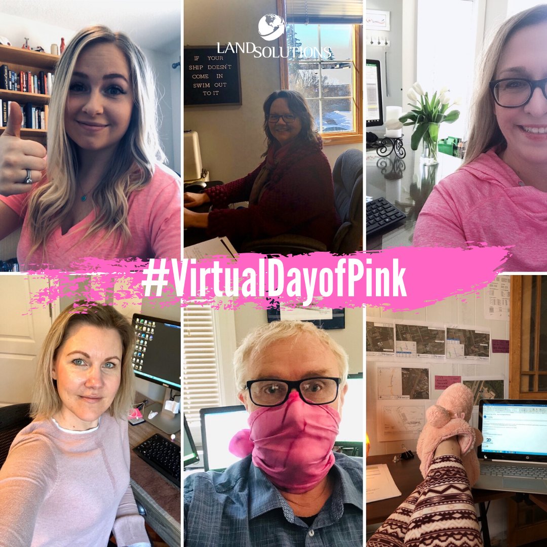 LandSolutions_'s tweet photo. International Day of Pink - today, we stand up in solidarity against bullying and celebrate creating a more inclusive and diverse world! Let’s distance ourselves from discrimination too! #VirtualDayofPink #UnitedWeStandAChance #LoveOverHate #LSLP https://t.co/qP2hv2Snkq