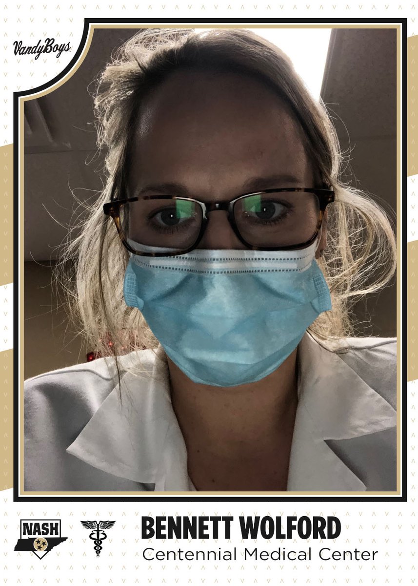Leading off, a mother of two from Columbia, SC, she is a Cardiology Nurse Practitioner from Centennial Medical Center…Bennett Wolford #herostartinglineup