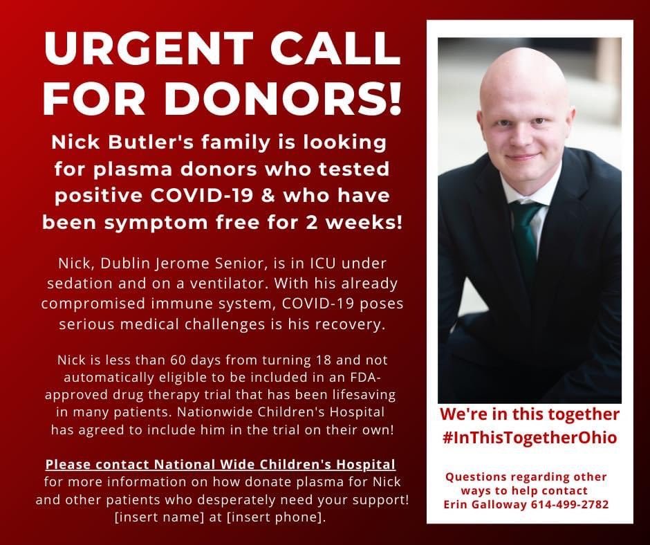 All it takes is one retweet. You never know who may see this and be able to help Nick 🙏