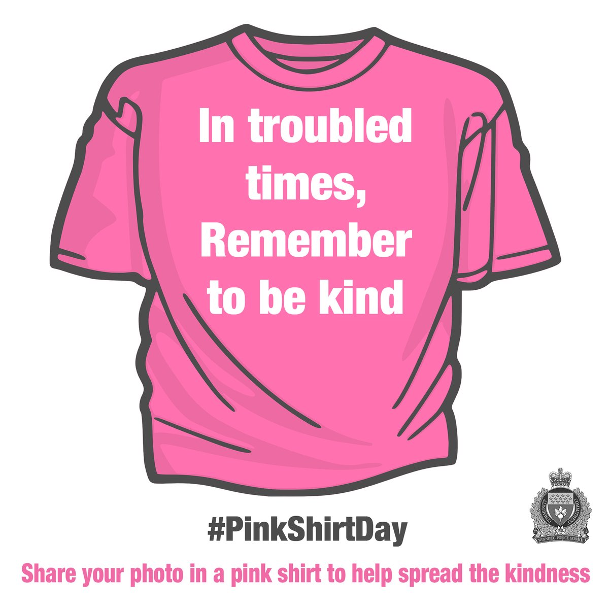 wpgpolice's tweet image. As we do our best to practice physical distancing, many are turning to social media &amp;amp; online gaming as a means to connect. Lead by example when online &amp;amp; remind your kids to be kind too. 

Let&apos;s stand together and stop cyber-bullying.
#PinkShirtDay
#KindnessMatters 
#WPSCommunity