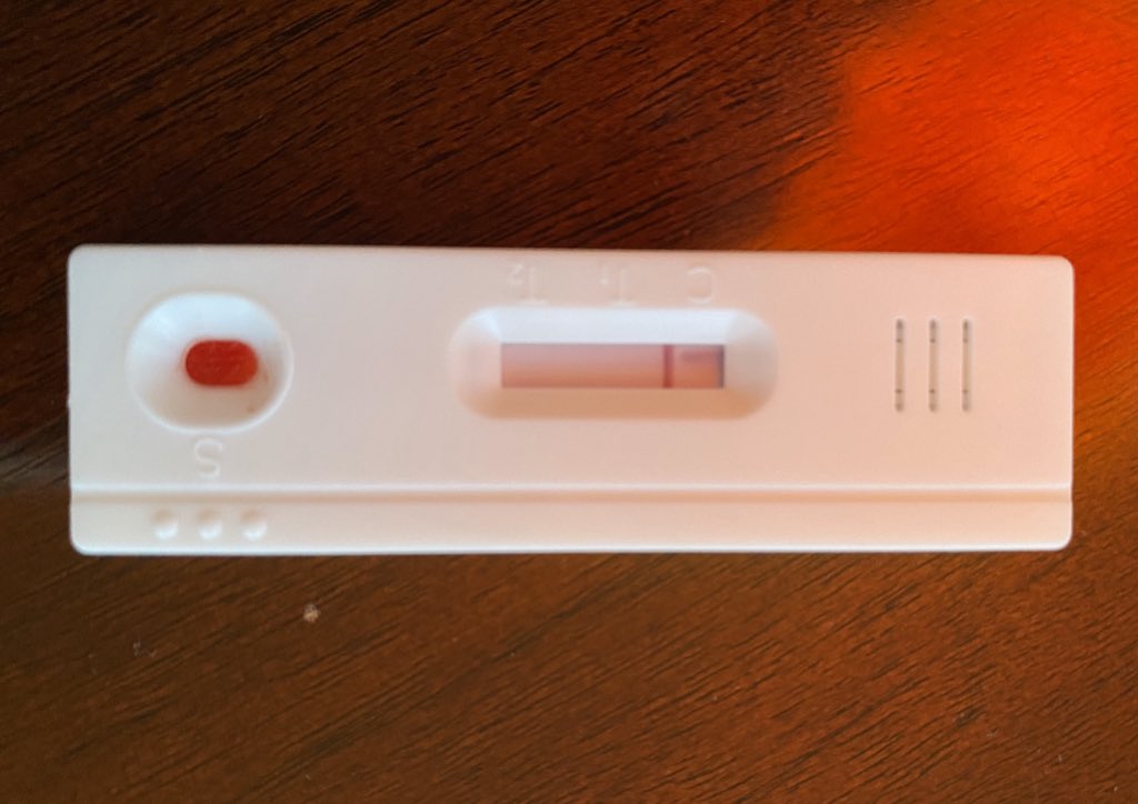 davidasinclair's tweet photo. Can someone please explain why these #coronavirus antibody tests aren’t approved for home use? My kids could have run this, with a finger prick and a 🩸. Is it a lack of tests, the ~90% accuracy, or the government just doesn’t trust its citizens? Isn’t testing our best weapon? https://t.co/A1tFmwSYVi