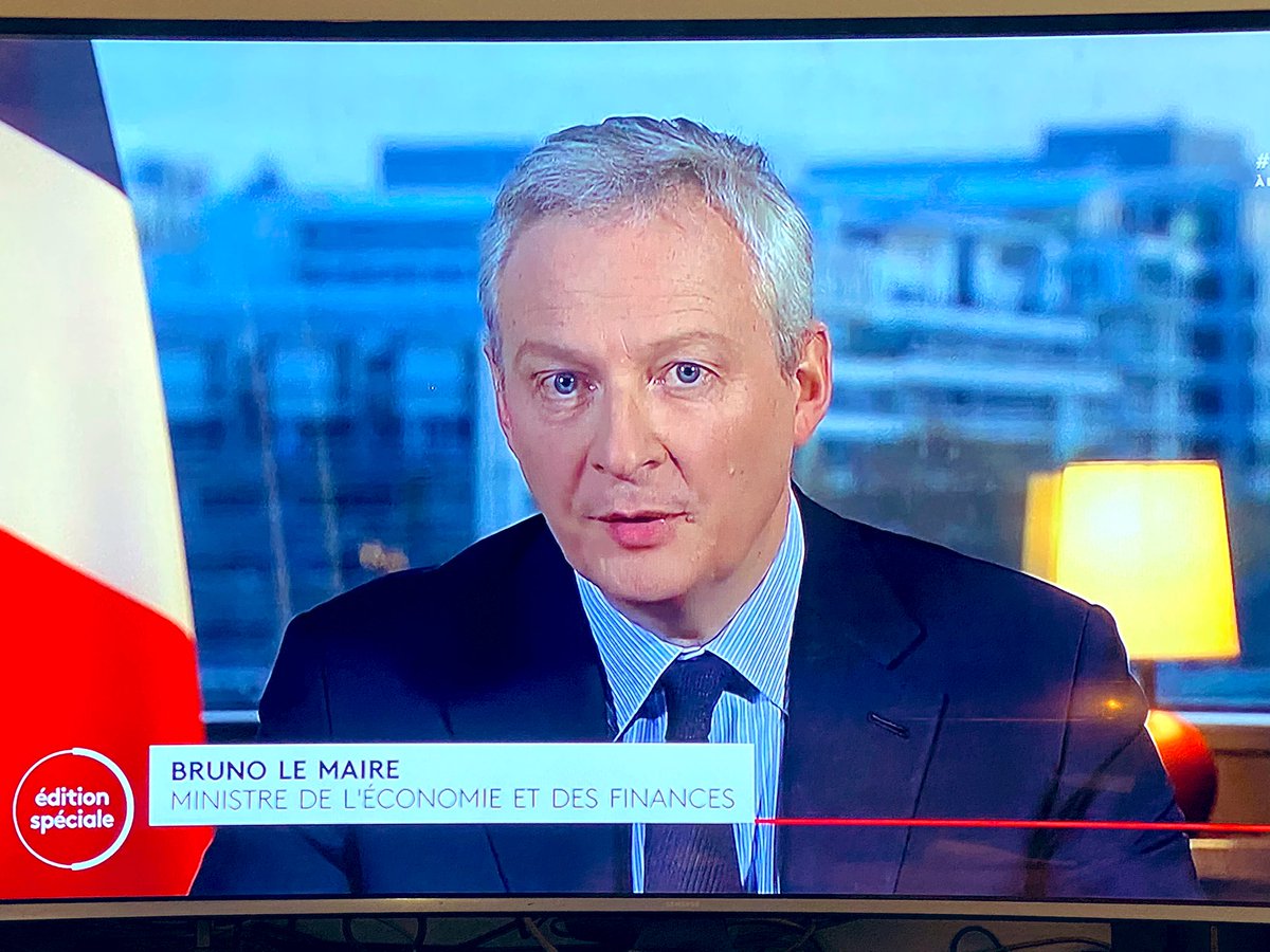 A l’instant <a href="/BrunoLeMaire/">Bruno Le Maire</a> déclare travailler à l’amélioration du fonds de solidarité avec « un 2eme étage » qui pourrait comprendre l’intégration des loyers sur certains cas, entreprises en difficulté, procédures collectives.
Le gouvernement est ouvert pour améliorer son arsenal