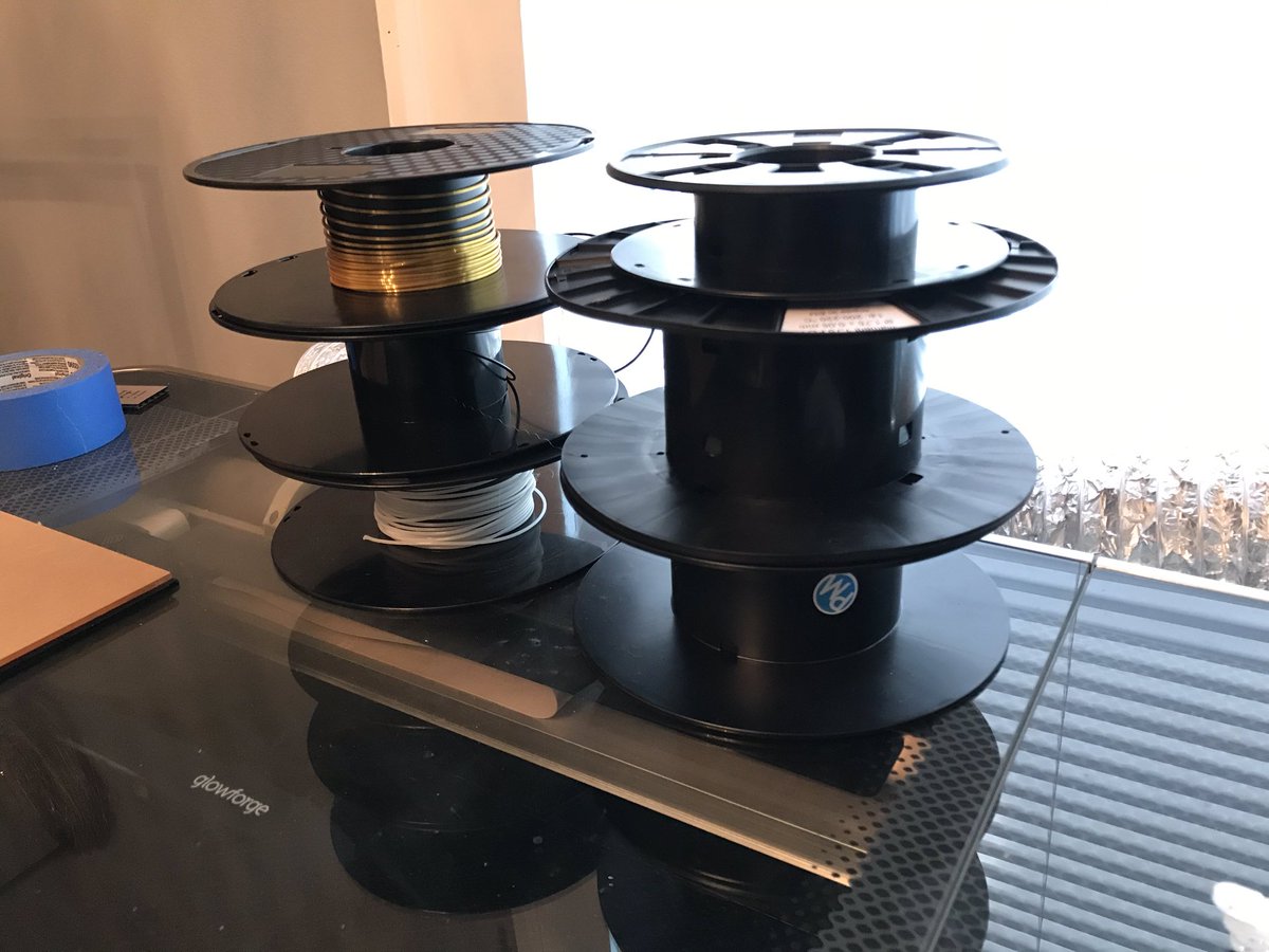 _mattowen_'s tweet photo. Here’s the evidence that we’ve been cranking out the 3D printed parts over here! And thanks to @Stevecorbett66 with the re-supply, we’re still in business! 🤓🛠⚙️🙏 #lusherpride https://t.co/gnFfVPtkem