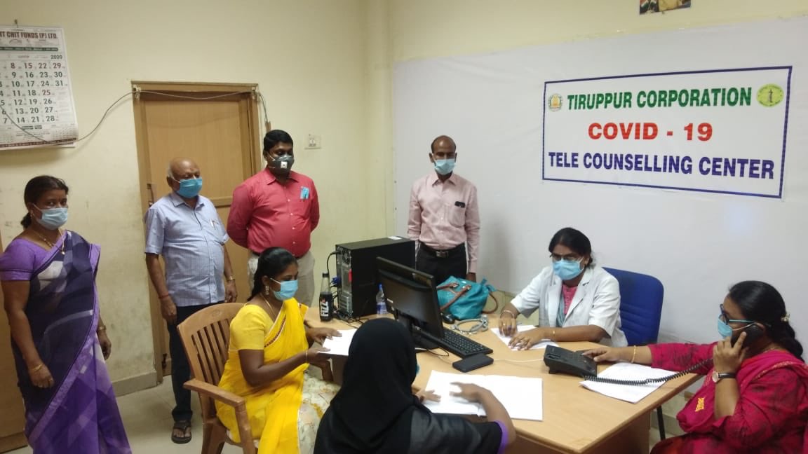 #Day15 done ! That’s the #TeleCounselling centre set up by #Tiruppur Corporation to talk to and take care of the #Quarantined people and the patients. 6 days to go !