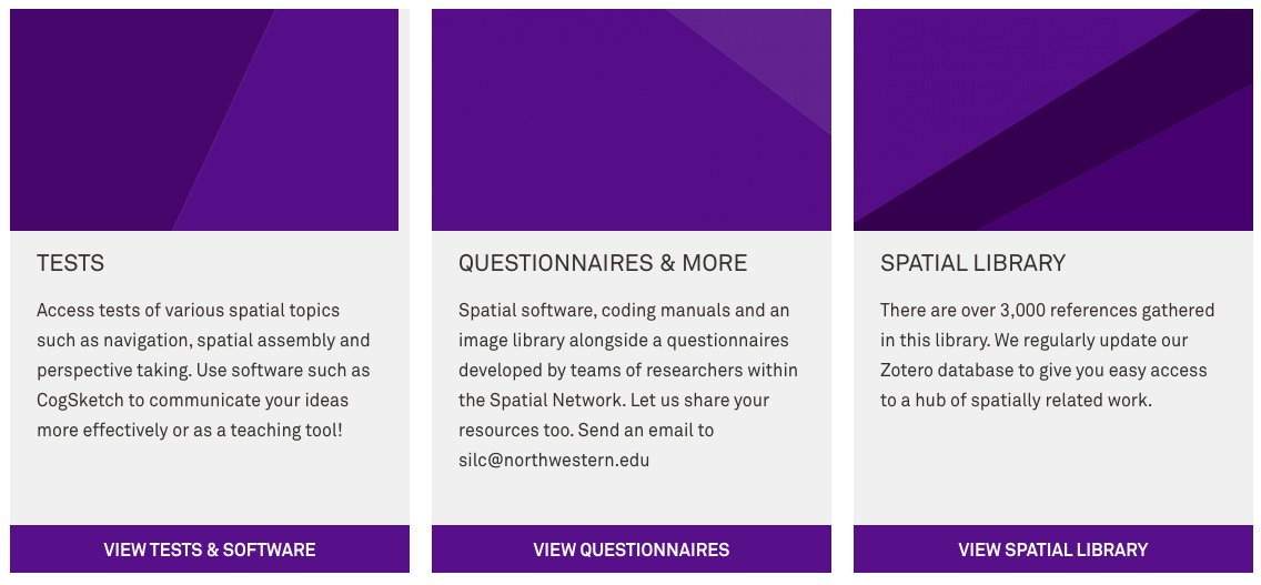 We've reorganized our resources page to include coding manuals, an image library and spatial education software! Check out the updates here :) 
silc.northwestern.edu/resources_2/