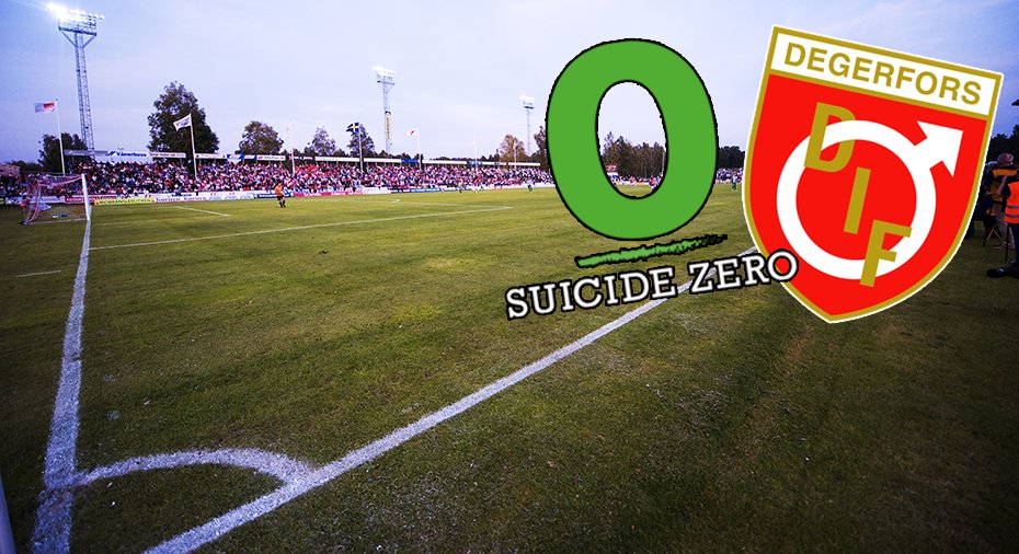 fotbollskanal's tweet photo. Degerfors inleder samarbete med Suicide Zero: "Vill göra skillnad".

https://t.co/ipCfqUVbFV https://t.co/4oXCM5Svps