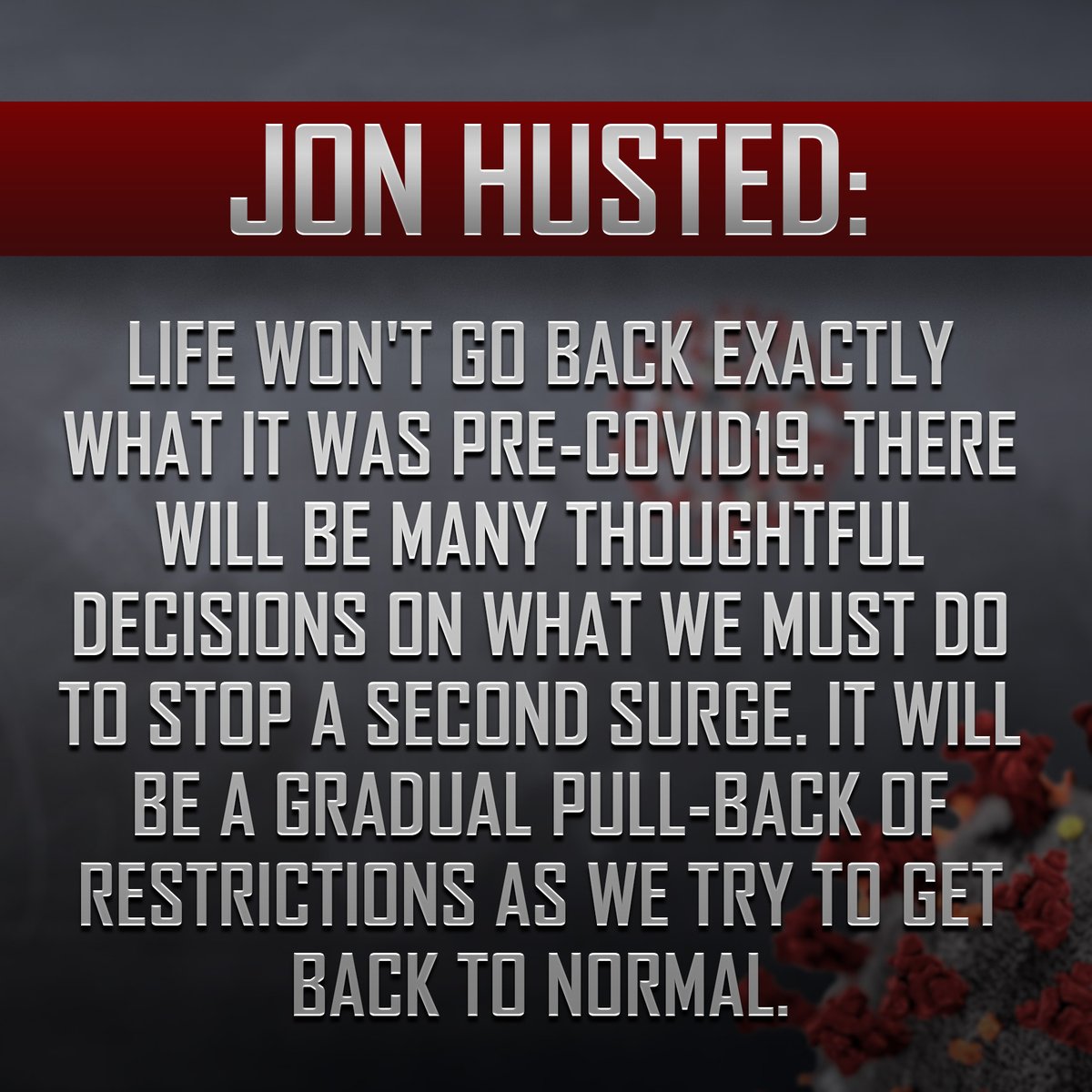 Nbc4 Columbus On Twitter: "Jon Husted: "The Emphasis On Hygiene Will Not Go  Away. Hand-Washing, Sanitizers Are Still Important. Masks, Gloves Will  Become More Common. Don't Be Offended If You Don't Get