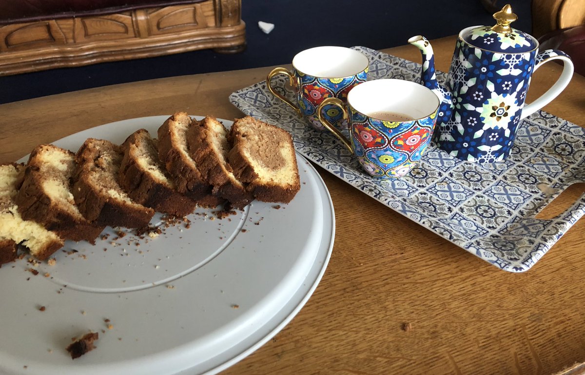 After a long day of endless calls, I come home to this - a chocolate vanilla loaf cake made by my 13 year old daughter. Makes a huge difference when kids care and contribute. #keyworkers #NHSworkers #Gpsbehindcloseddoors #COVID19 #Doctors #Gp #gps