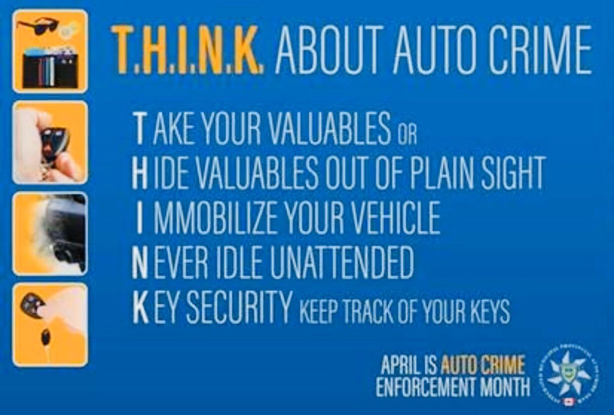 HastingsCPC's tweet image. #April is Auto Crime Enforcement Month! With vehicles now being left parked for longer, @IMPACT_BC &amp;amp; @icbc are promoting the 9PM Routine to encourage us to T.H.I.N.K. ahead to #lockoutautocrime!