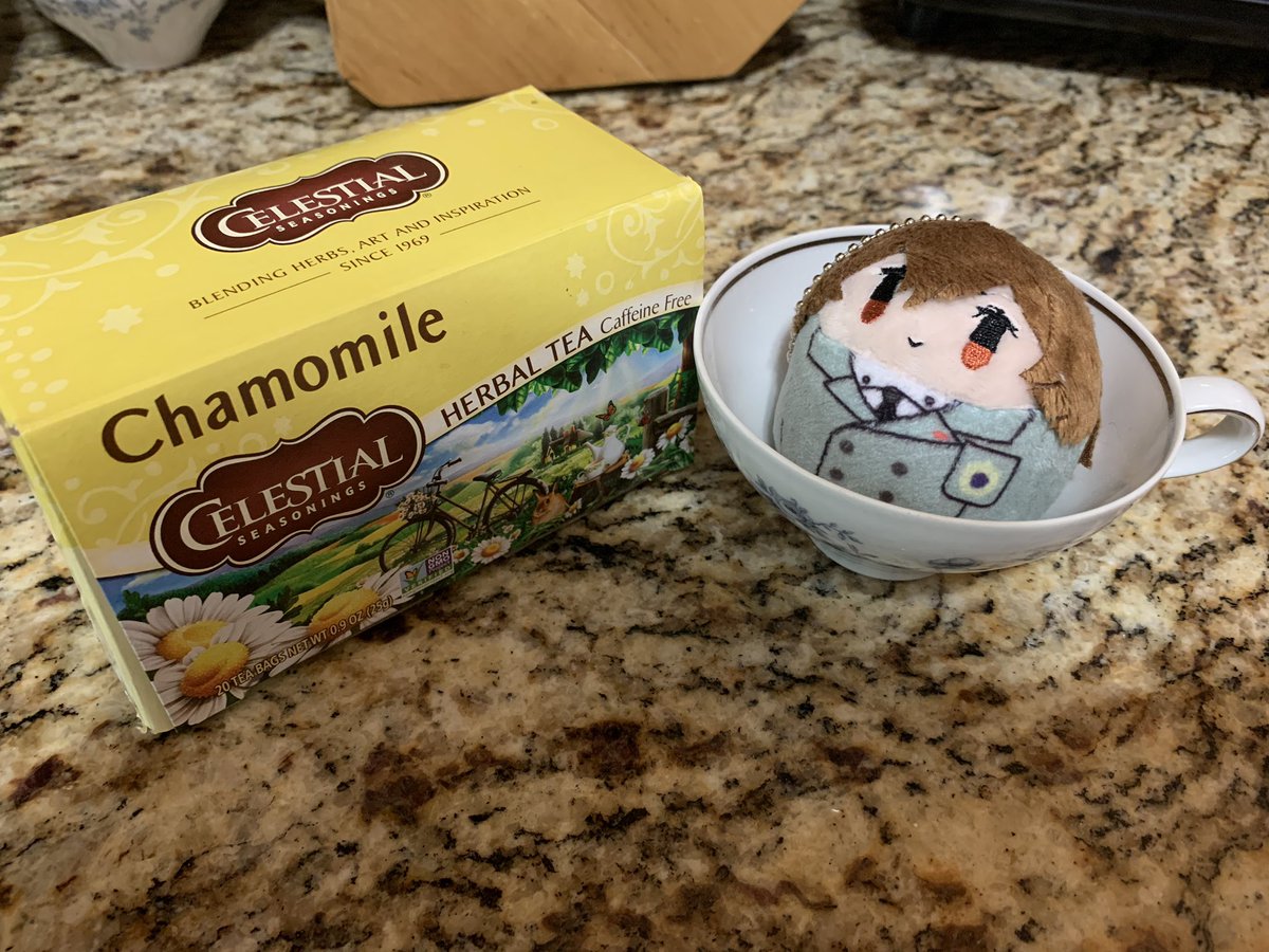Day 23:Gorb typically prefers coffee but every now and then he’ll get a hankering for some chamomile   #gorbfestival