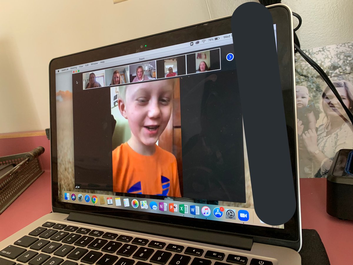 anniemac726's tweet photo. Got to see a tons of my students today on zoom and I was so thankful. I miss these kids. #ilovemy3rdgraders #icantwaittoseethemagain #gespride https://t.co/ZpJdc4XhOz