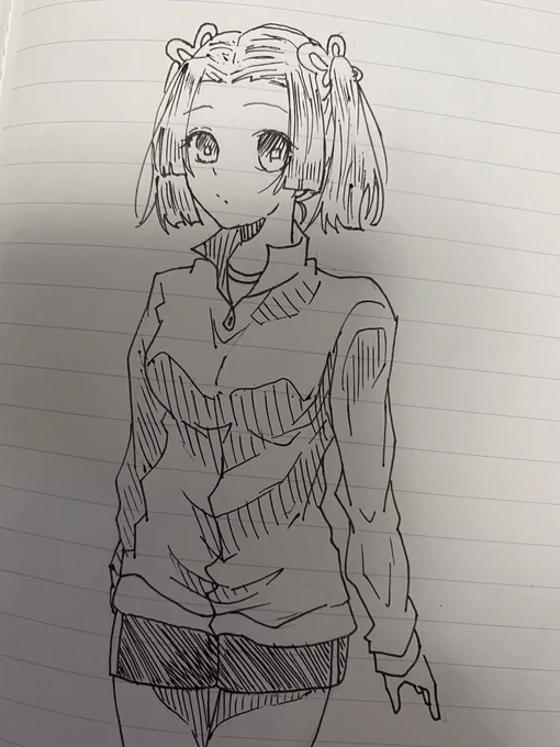 アオイちゃん落描き~~? 