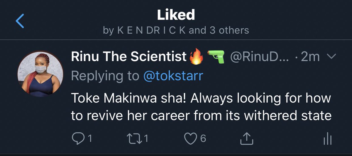 TheSavvyReach's tweet image. I thought Aunty Toke said we don’t matter. Why did she block me?!🥺