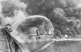IvanKok12's tweet photo. It is good to acknowledge history, even tragic events like the Donora smog and the Cuyahoga River fire. This raises awareness of the environmental issues that caused them and prevent them from happening in the future. #ees028 #smogdeath #riverfire https://t.co/HJZ0gV9NJp