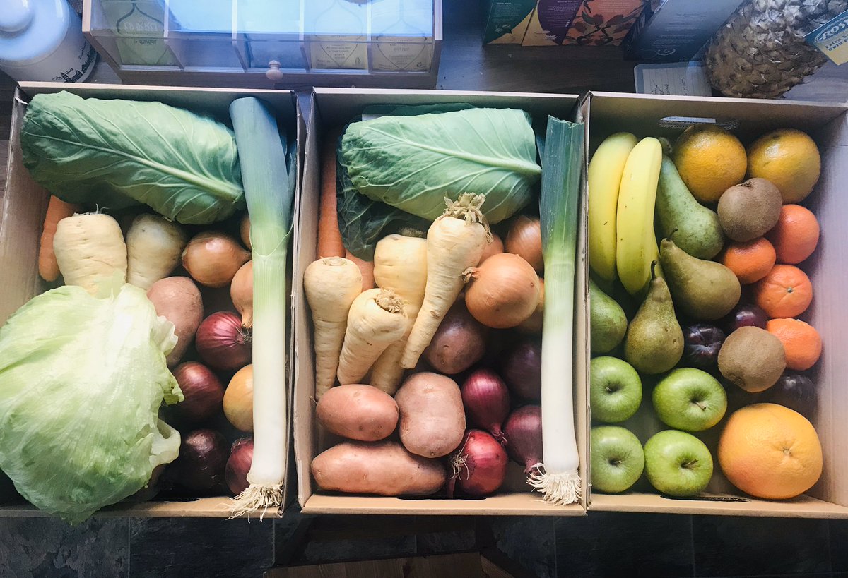 Thank you @VeryGreenGrocer for the amazing fruit and veg delivery today, will look out for any free slots but will definitely be using again when things have settled down, thank you x 😊