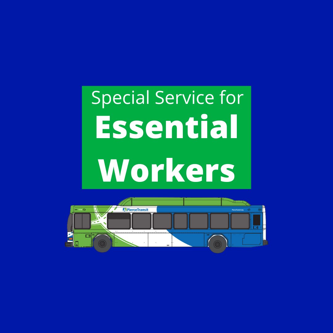 PierceTransit's tweet photo. #RiderAlert: Need help getting to work outside of normal Pierce Transit bus service? Call 253-581-8000 to arrange a ride! https://t.co/mGvAoLqOy5