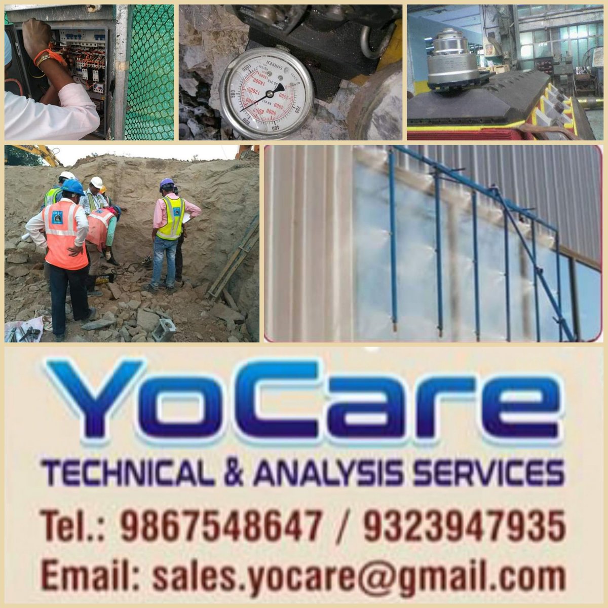 YoCare6's tweet image. Advance Booking started for 2020-2021 in our technical support &amp;amp; Solution.

Email: sales.yocare@gmail.com
WA#: +919323947935

#PullOutTest for Anchor/Rock Bolt etc.
#LoadTest
#LeakTest as per AAMA Std
#TorqueVerification etc. 

#skyscraper #AirportBuilding #ATCTower #ShoppingMall