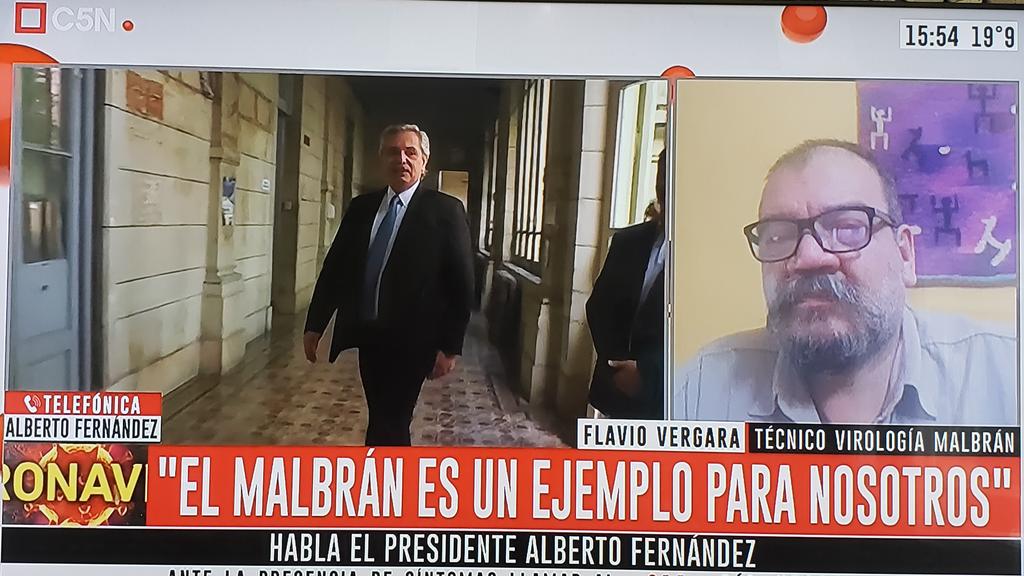 QUE PEDAZO DE PRESIDENTE TENEMOS LA PUTA MADRE!!!!!! GRACIAS <a href="/alferdez/">Alberto Fernández</a> POR PONER EN VALOR A TODA LA GENTE DEL #MALBRAN