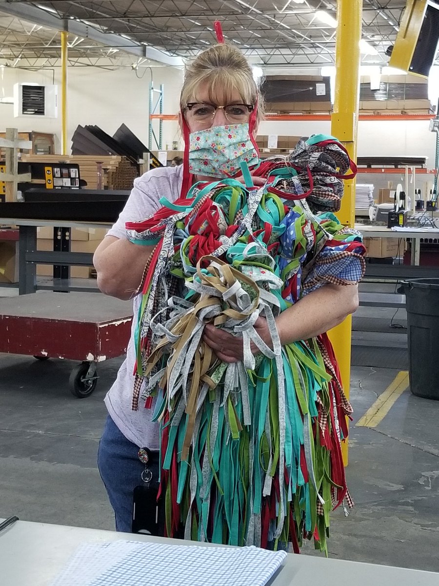 The M-D Team recently came together to create masks for our workforce. Over 300 masks were produced over the last two days, with more masks still to come!  

#MDBuildingProducts #Teamwork