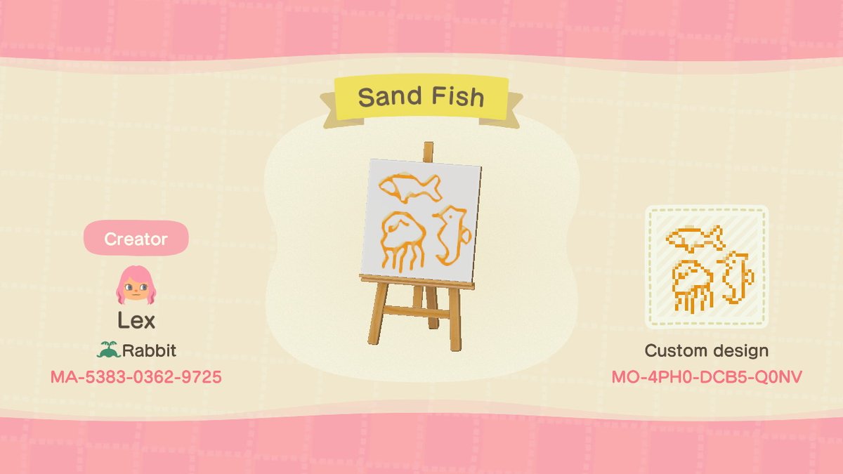 LittleRabbita's tweet image. We like to draw in the sand on Rabbit Island #ACNH #ACNHpattern #ACNHdesign