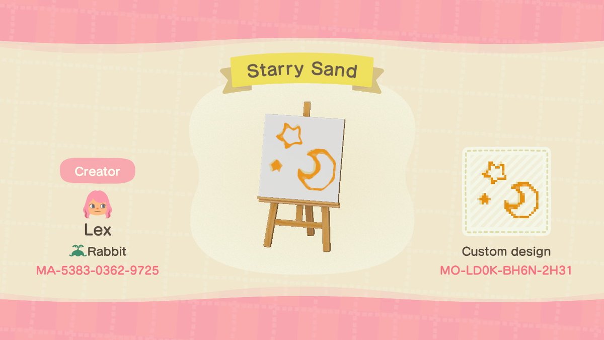 LittleRabbita's tweet image. We like to draw in the sand on Rabbit Island #ACNH #ACNHpattern #ACNHdesign
